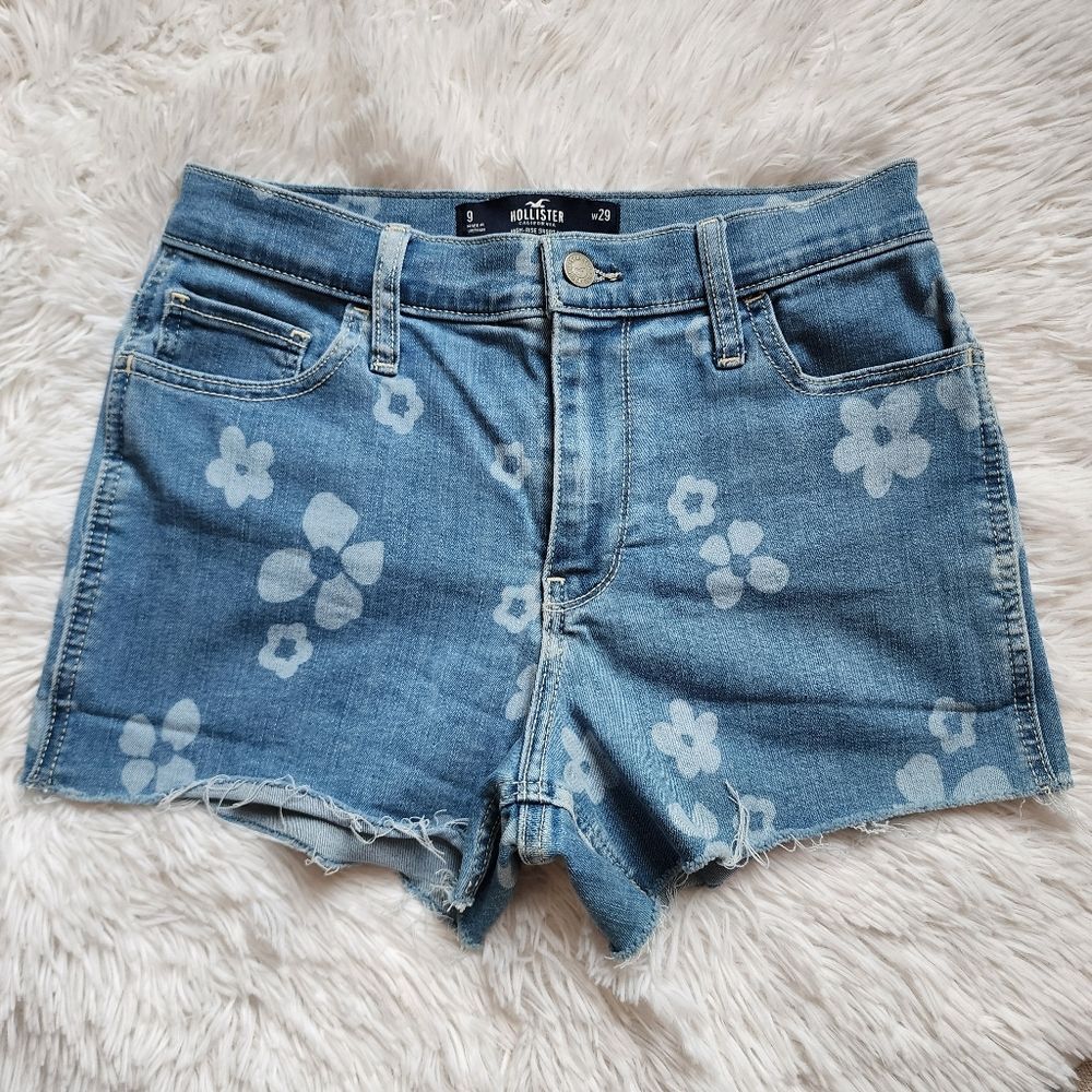 Hollister Floral Jean Shorts